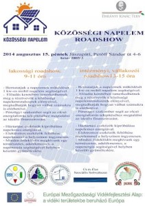 közöld roadshow plakát