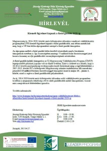 2. hírlevél 2015.04. 27